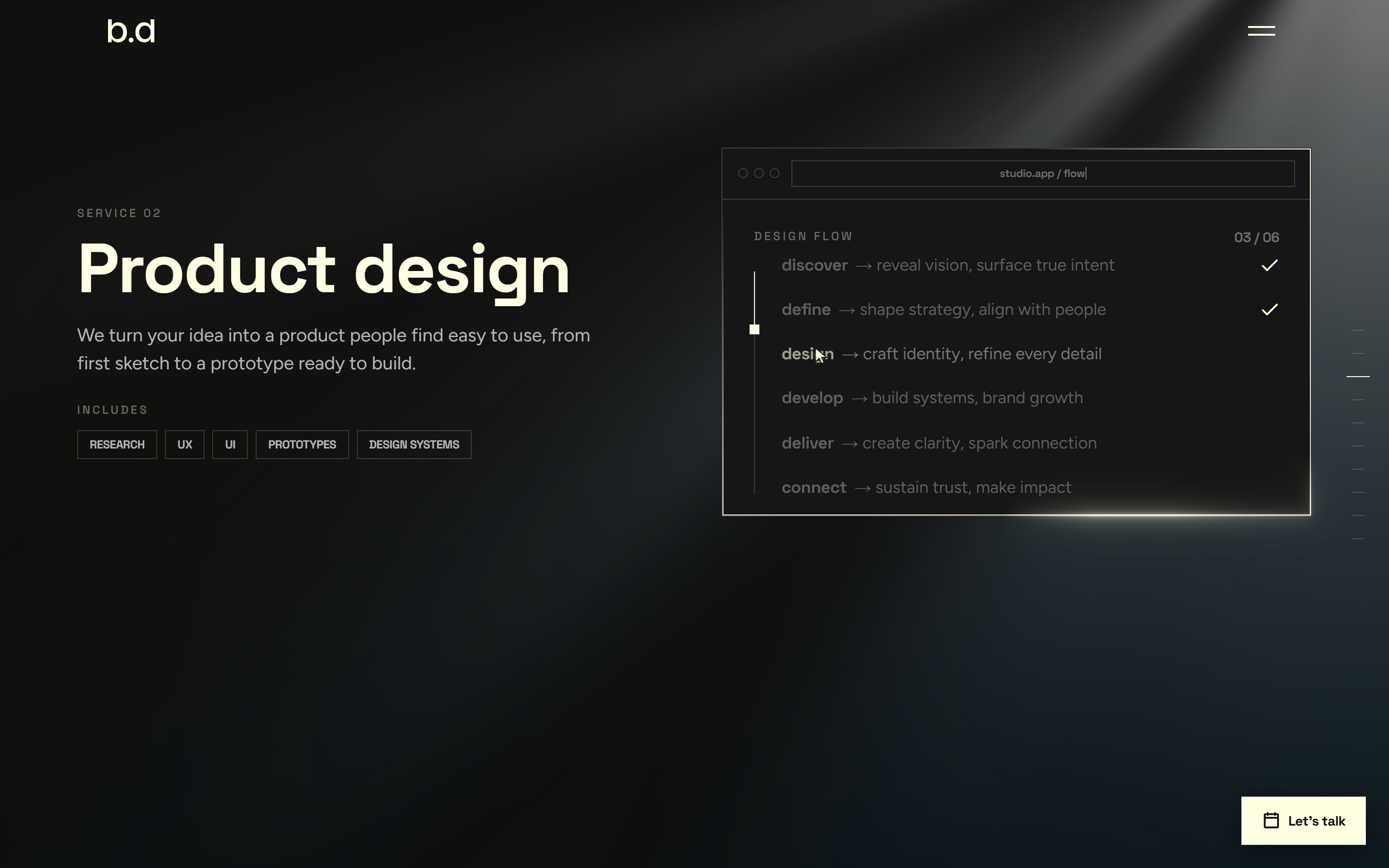 Product design