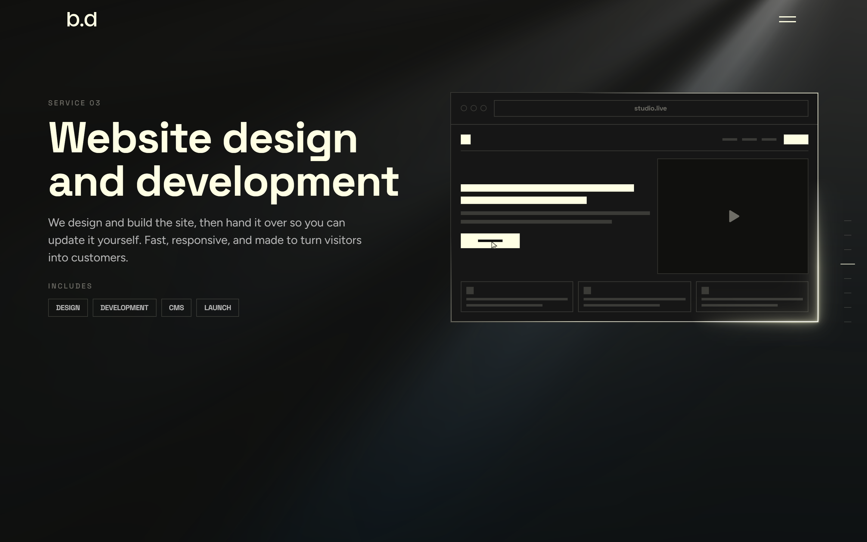 Website design