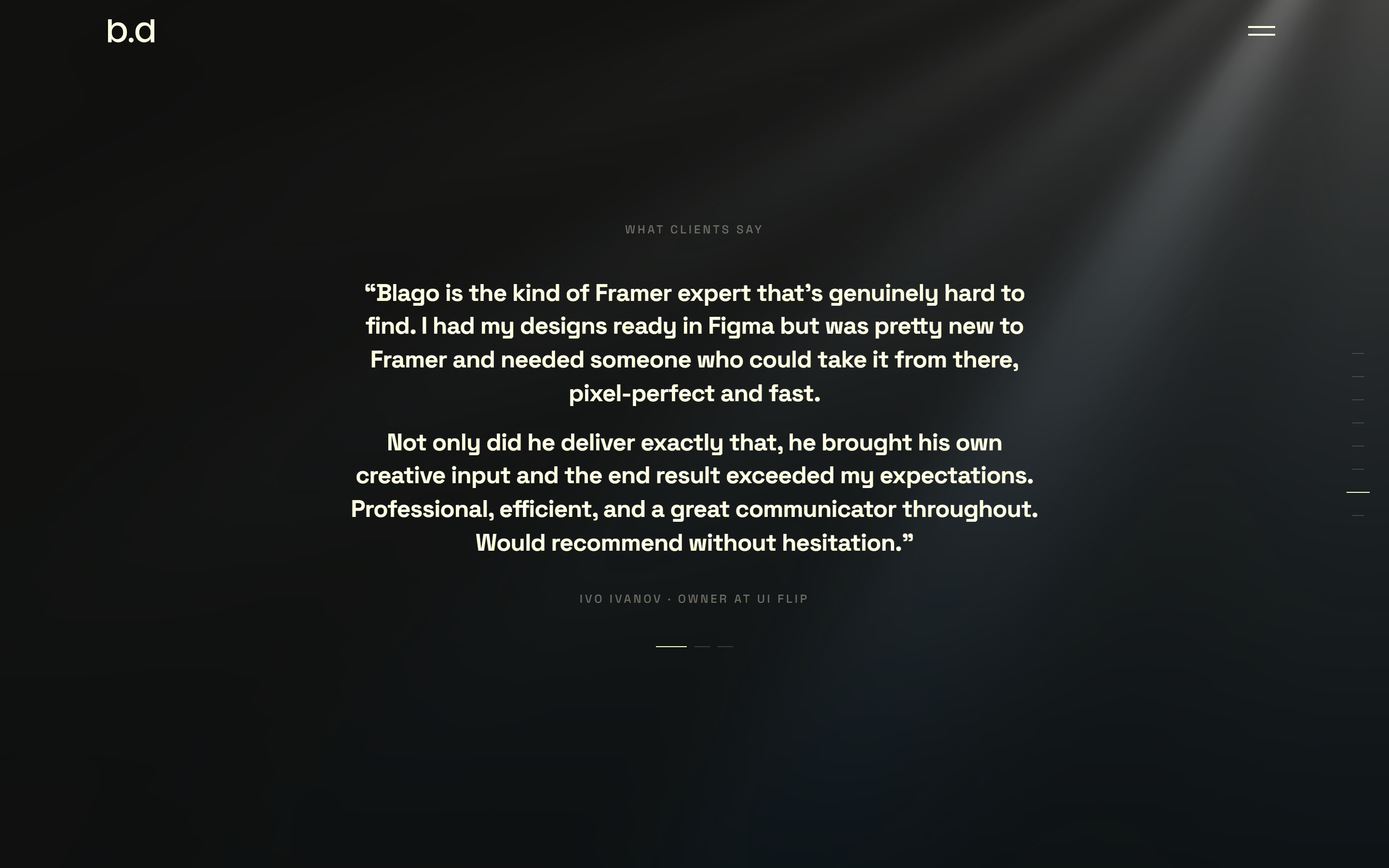 Testimonials