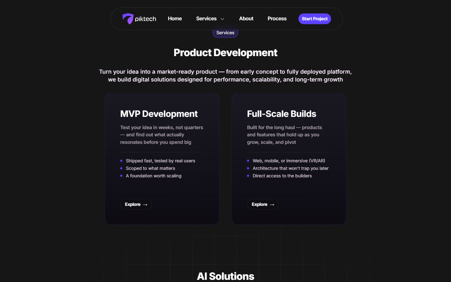 Product development services